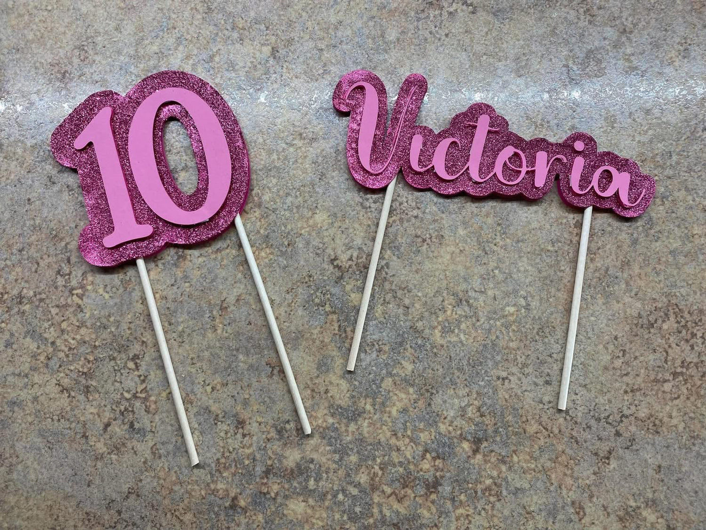 Cardstock Banners and Toppers