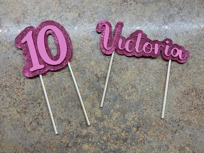 Cardstock Banners and Toppers